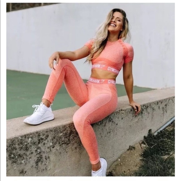 gymshark flex peach